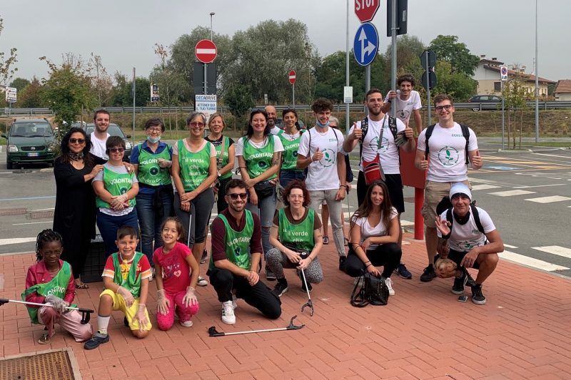 Novara Green raccoglie 150 chili di rifiuti tra il parco del Terdoppio e via Poletti